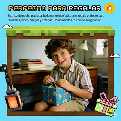 Lámpara Decorativa Estilo Píxel